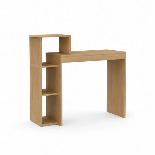 Schreibtisch mit Regal aus Holz 120x60x75 cm