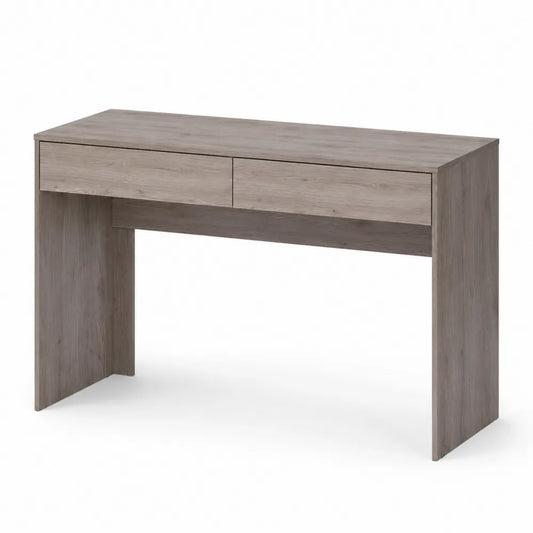 Schreibtisch rechteckig Spanplatte Eiche 120x50x75 cm