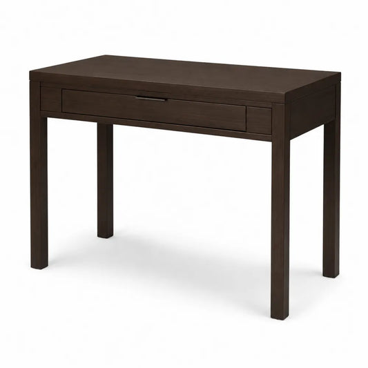 Walnuss Schreibtisch Dunkelbraun mit Schublade